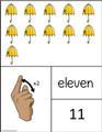 # 11 ASL Spring Math Card    Use all together or cut pieces apart for games.