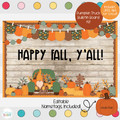 Pumpkin Truck - Fall Gnome Bulletin Board Kit