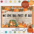 Pumpkin Truck - Fall Gnome Bulletin Board Kit