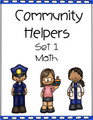 Cover for Math Resource with Community Helpers 