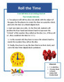 Roll the Time Math Game