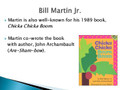 Bill Martin Jr. Biography