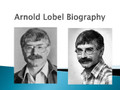 Arnold Lobel Biography