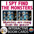 Halloween I Spy Find the Monster with animated GIF Boom Cards