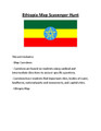 Ethiopia Map Scavenger Hunt