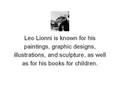 Leo Lionni Biography Scavenger Hunt