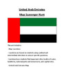 United Arab Emirates Map Scavenger Hunt