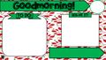  Third Grade December Editable Morning Message Solve It