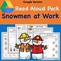 Digital Version: Read-A-Loud Tasks: Snowmen at Work