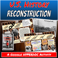 Post Civil War | Reconstruction | Google Interactive Timeline | Student Activity
