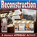 Post Civil War | Reconstruction | Google Interactive Timeline | Student Activity