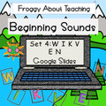 Beginning Sounds Google Slides Bundle: Sets 1-5