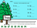 December Math Addition and Subtraction Google Slides