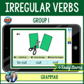 Boom Cards™ – Irregular Verbs - Group 1 - Easy | Audio