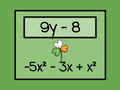 St. Patrick's Day - Combining Like Terms Race