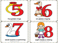 12 days of Christmas classroom posters and flashcards