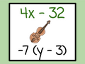 St. Patrick's Day Version - Distributive Property Race - Digital and Printable