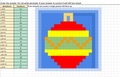 Solving One Step Equations Christmas Pixel Art Activity 2