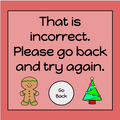 Christmas Multiplication - Digital Flashcard Game