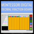 Montessori Decimal Fraction Board 1