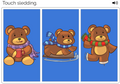 Verbs: Busy Bears - Level 2 - Identification Deck Boom Cards™