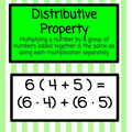 Distributive Property Lesson - with variables - Digital