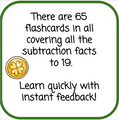 St. Patrick's Day - Subtraction Flashcards - Digital