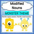 Modified Nouns - Monster Theme