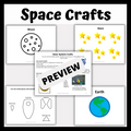  Outer Space Craft Kit PreK/Kindergarten