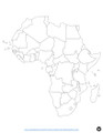 Africa Geography Activity | Make a Map! Interactive Bulletin Board Project