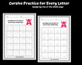 Letter Tracing Worksheets - Cursive