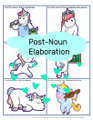 Post-Noun Elaboration: Unicorns