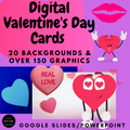 DIGITAL Valentine's Day CARDS Activity Virtual Valentines Exchange in Google