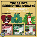 Saints Behind the Holidays - St. Valentine, St. Patrick & St. Nicholas BUNDLE