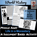 World History | Middle Ages: Life in a Monastery | Document Based Activity