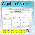 Algebra 3a cover