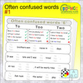 Often confused words - similar homophones cover