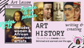 Art History thru the ages, remote/distance learning, hands on projects digital