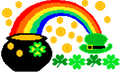 5th Gr Multiplying and Dividing Fractions - St. Patrick's Day Pixel Art Mystery