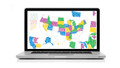 United States Digital Map-Making Activity for Google Slides™