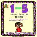 1-5 Number Activities Freebie