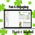 St Patrick's Day Math Activities for Middle School - PDF & Digital