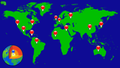 Mean, Median, Mode, Range Earth Day Scavenger Hunt Around the World Escape Room