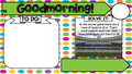 Math Problem a Day Third Grade May Editable Morning Message Solve It