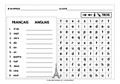 FRENCH NUMBERS 0-10 WORD SEARCHES