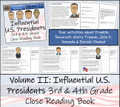 American Presidents Volume 2 Close Reading Activity Book 3rd Grade & 4th Grade