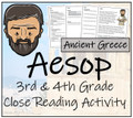 Aesop Close Reading Activity | 3rd Grade & 4th Grade