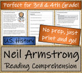 Neil Armstrong Close Reading Activity | 3rd Grade & 4th Grade