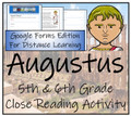 Augustus Close Reading Activity Digital & Print | 5th Grade & 6th Grade