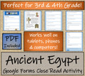 Ancient Egypt Close Reading Activity Digital & Print | 3rd Grade & 4th Grade